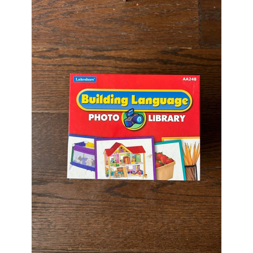 Lakeshore Building Language Photo Library AA248 Flash Cards Vocabulary Set Kids